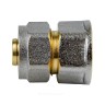 Муфта МП латунь никель обжим Дн 20х3/4" ВР ГОСТ 32415-2013 7002 Aquasfera 7002-04