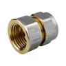 Муфта МП латунь никель обжим Дн 20х3/4" ВР ГОСТ 32415-2013 7002 Aquasfera 7002-04