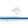 Отвод PP-H сифонный двойной серый HT HTDSW Дн 40х50х90гр б/нап Ostendorf 112970