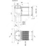 Клапан воздушный канализационный Дн 50/75 б/нап HL HL 905N