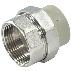 Муфта PP-R комбинированная разъемная серая Дн 40х1 1/4" ВР RTP (РосТурПласт) 15804
