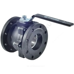 Кран шаровой чугун R740F Ду 20 Ру16 фл полнопроходной рукоятка Тмакс=120 оС Giacomini R740FLY001
