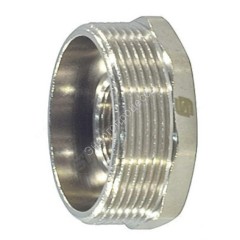 Футорка латунь никель Ду 50х32 (2"х1 1/4") НР/ВР SantechSystems