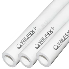 Труба PP-R белая Дн 40х6,7 Ру20 SDR6 Т<80С L=2м VALFEX 101020402