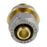 Муфта МП латунь никель обжим Дн 16х3/4" НР ГОСТ 32415-2013 7001 Aquasfera 7001-02