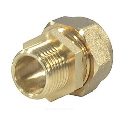 Муфта латунь 20Aх1/2" обжим/НР STAHLMANN SSML2001/2BEF
