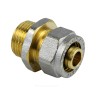 Муфта МП латунь никель обжим Дн 20х1/2" НР ГОСТ 32415-2013 7001 Aquasfera 7001-03