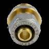 Муфта МП латунь никель обжим Дн 20х1/2" НР ГОСТ 32415-2013 7001 Aquasfera 7001-03