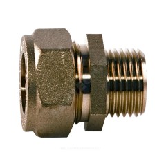 Муфта латунь 20Aх3/4" обжим/НР STAHLMANN SSML2003/4BEF