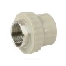 Муфта PP-R комбинированная под ключ серая Дн 75х2 1/2" ВР VALFEX 10134075Г