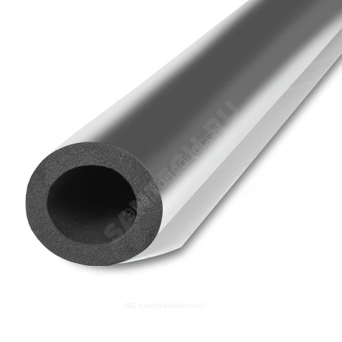 Трубка вспененный каучук SOLAR HT 42/13 L=1м Тмакс=150°C черный с покрытием AL CLAD K-flex 13042214324CL