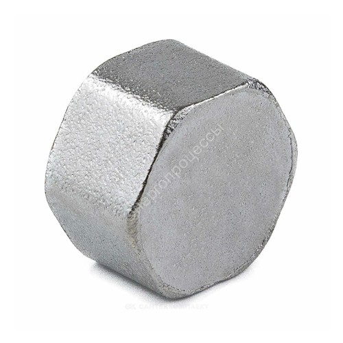 Заглушка латунь никель Ду 32 (1 1/4") ВР 9016 ГОСТ 32585-2013 Aquasfera 9016-04