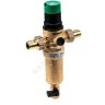 Фильтр сетчатый T-образный латунь Ду 20 Ру25 Тмакс=70 oC G3/4" НР FK06 с регулятором давления Honeywell-Braukmann FK06-3/4"AAM