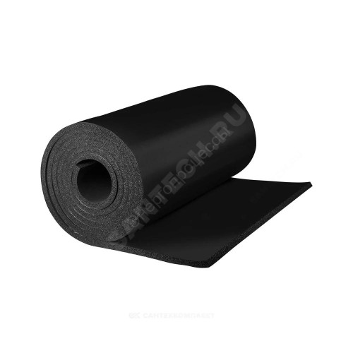 Рулон вспененный каучук ST 25/1,0-8 Тмакс=110°C черный с покрытием IC CLAD BK K-flex 80025210103CB