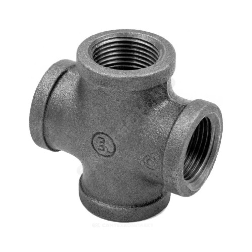 Крест прямой чугун Ду 40 (1 1/2") ВР/ВР Fittex PLUS