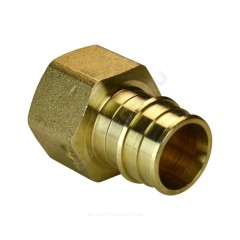 Муфта для PE-X труб радиальная латунь Дн 25х3/4" ВР GX109 Giacomini GX109Y045