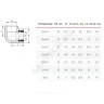 Угольник PP-R комбинированный белый Дн 32х3/4" ВР VALFEX 10125132