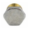 Заглушка латунь никель Ду 15 (1/2") НР 9017 ГОСТ 32585-2013 Aquasfera 9017-01