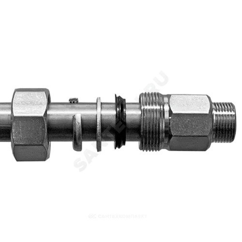 Муфта сталь оц Ду 50 2" НР/обжим Дн 59,7-63,6 SantechSystems