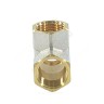 Тройник латунь никель Ду 40 (1 1/2") ВР/ВР 9007 ГОСТ 32585-2013 Aquasfera 9007-05