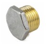 Заглушка латунь никель Ду 20 (3/4") НР 9017 ГОСТ 32585-2013 Aquasfera 9017-02