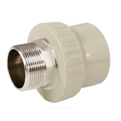 Муфта PP-R комбинированная под ключ серая Дн 110х4" НР VALFEX 10135110Г