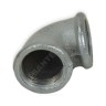 Угольник проходной чугун оц Ду 15 (1/2") ВР/ВР Fittex