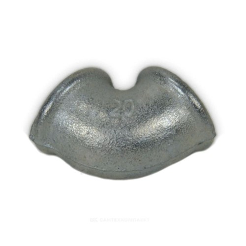 Угольник проходной чугун оц Ду 40 (1 1/2") ВР/ВР Fittex