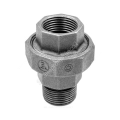 Соединитель прямой американка чугун Ду 25 (1") ВР/НР конусный Fittex PLUS