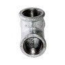 Тройник прямой чугун оц Ду 15 (1/2") ВР/ВР Fittex