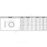 Контргайка чугун Ду 32 (1 1/4") Fittex PLUS