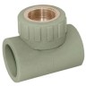 Тройник PP-R комбинированный серый Дн 25х3/4" ВР VALFEX 10127025Г