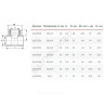 Тройник PP-R комбинированный серый Дн 25х3/4" ВР VALFEX 10127025Г